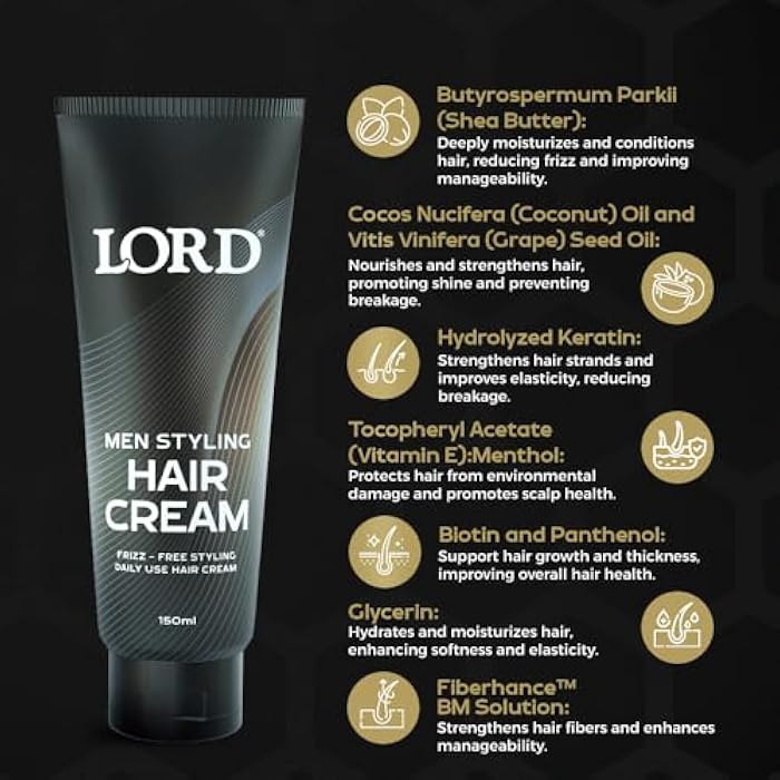 Lord Men's Styling Hair Cream - Image 2